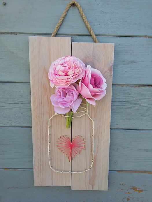 Vase string art