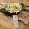 poignée en macramé 100 % coton pour bouquet de mariée