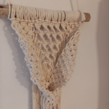 Petite suspension en macramé 100% coton