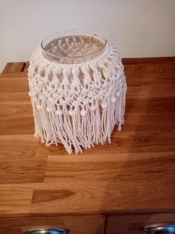 Pot en macramé 100% coton