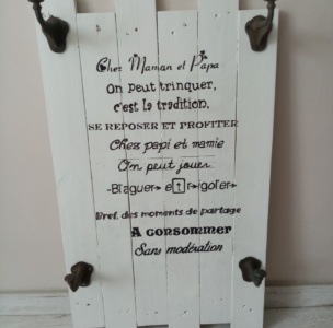 Porte manteau personnalisé