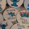 Cartes étapes anniversaire sur le thème de Stitch